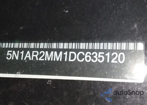 2013 Nissan Pathfinder Platinum from USA, damaged, VIN 5N1AR2MM1DC635120